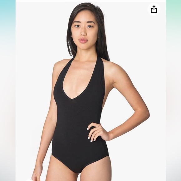 2 American Apparel Halter Body Suit Bundle - Picture 3 of 4